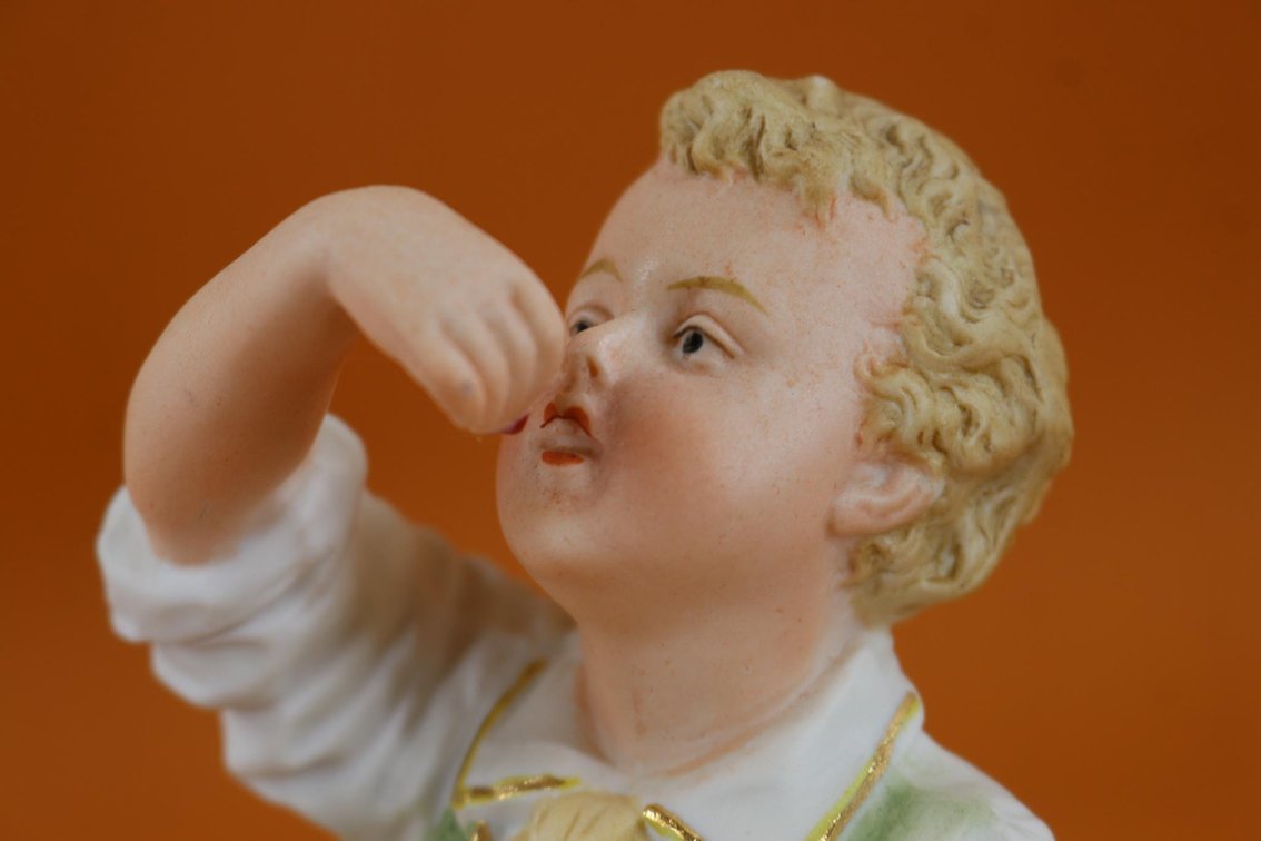 Image for BISQUE FIGURINES.