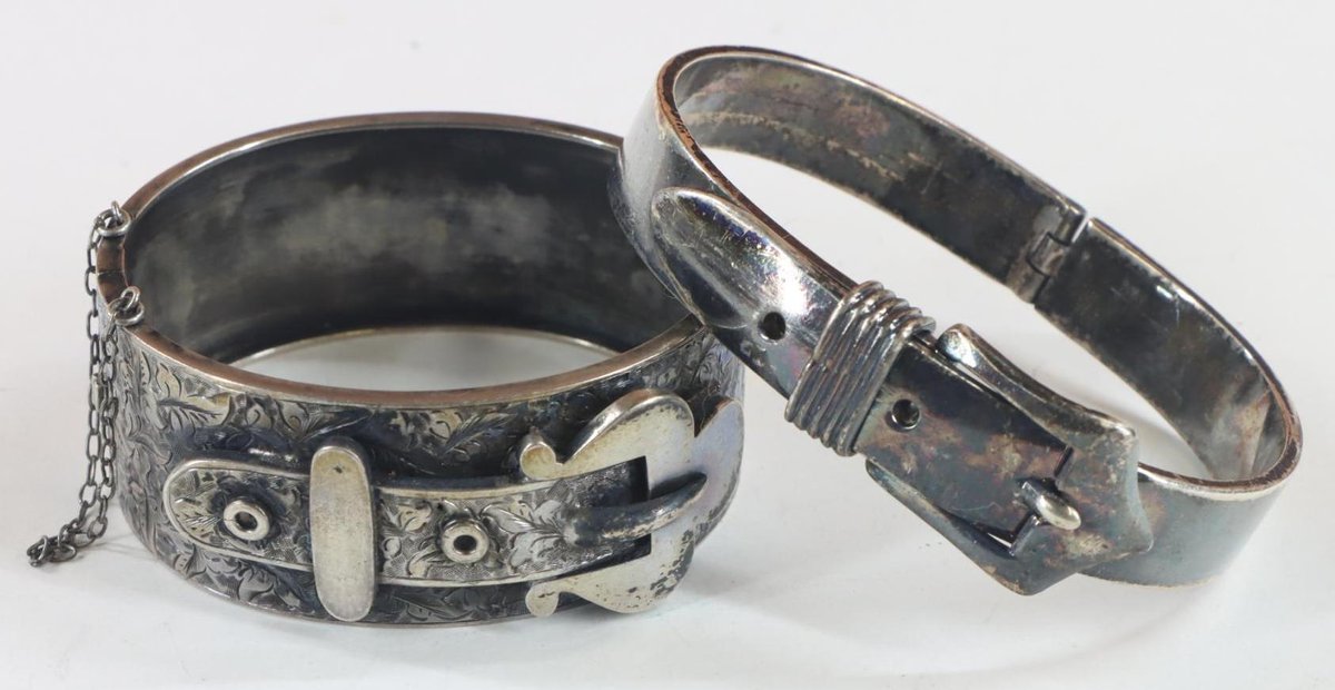 Sterling Silver Buckle Bracelets