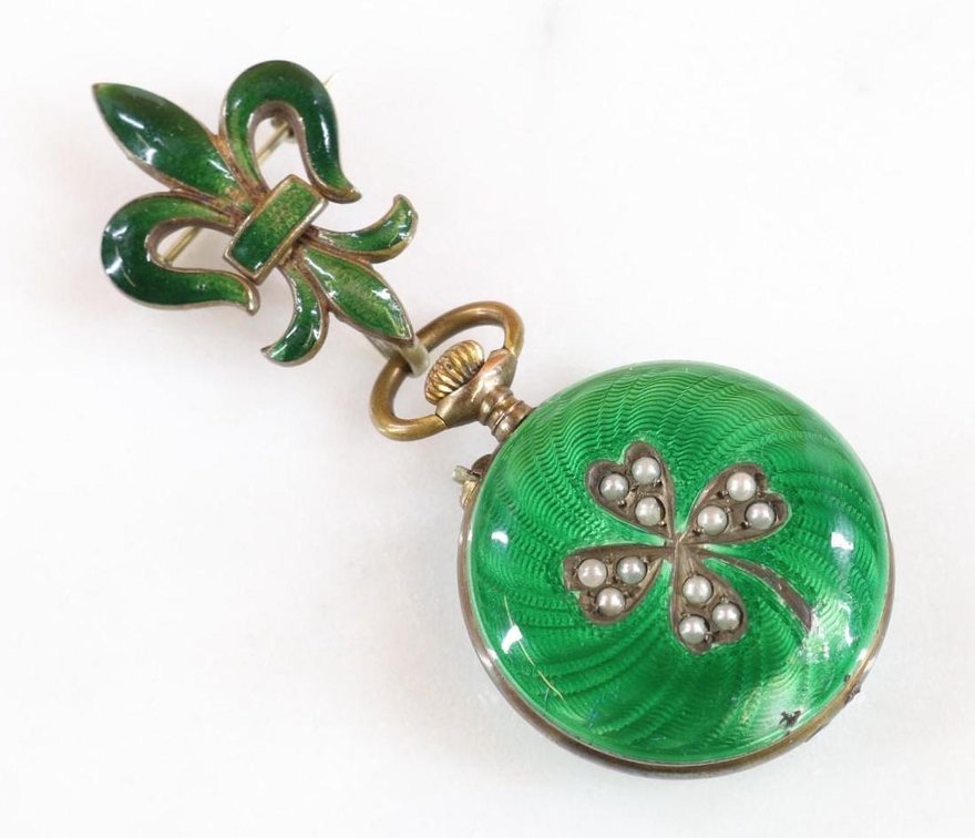 Pocket Watch on Watch Pin