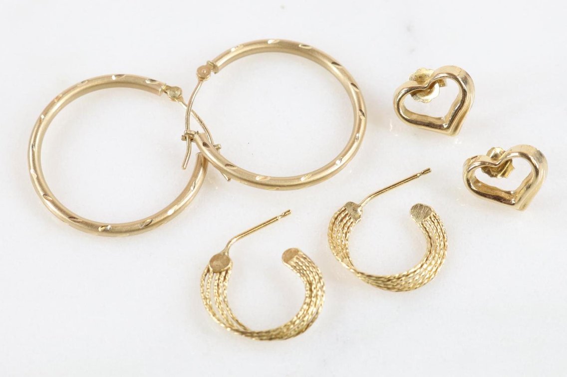 14KY Gold Earrings
