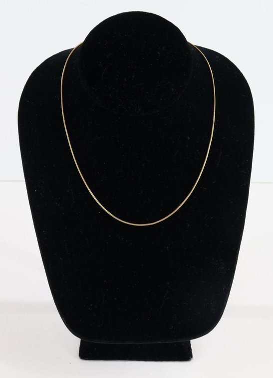 18KY Gold Snake Chain Necklace