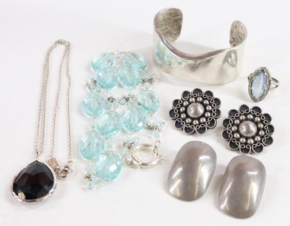 Sterling Silver, Ippolita, Blue Topaz, Pendant, Necklace, Bracelet, Ring, Earrings