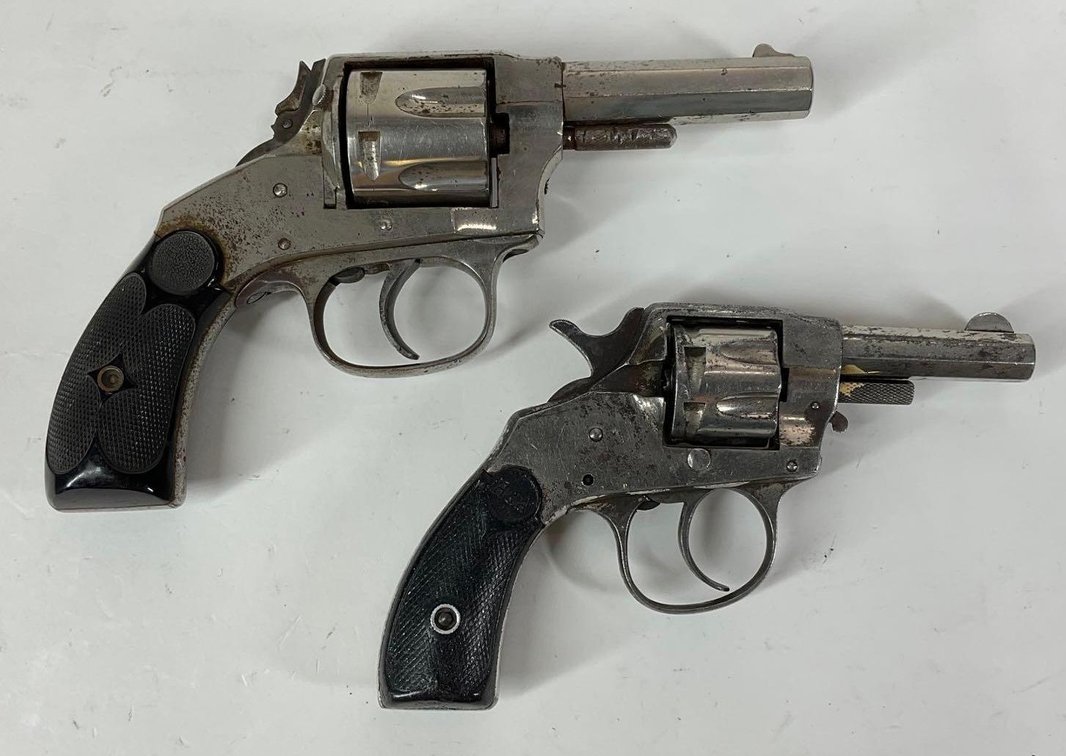 Lot of 2 Hopkins & Allen Double Action Revolvers