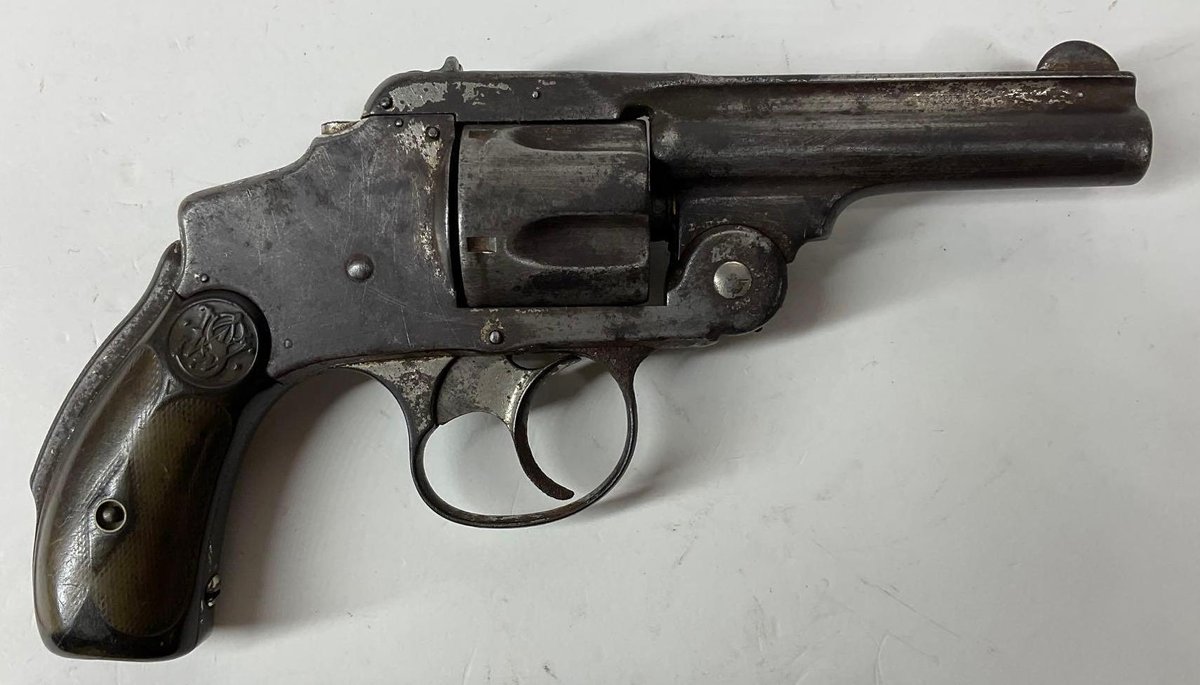 Antique Smith & Wesson Safety Hammerless Lemon Squeezer 2nd Model Double Action Revolver