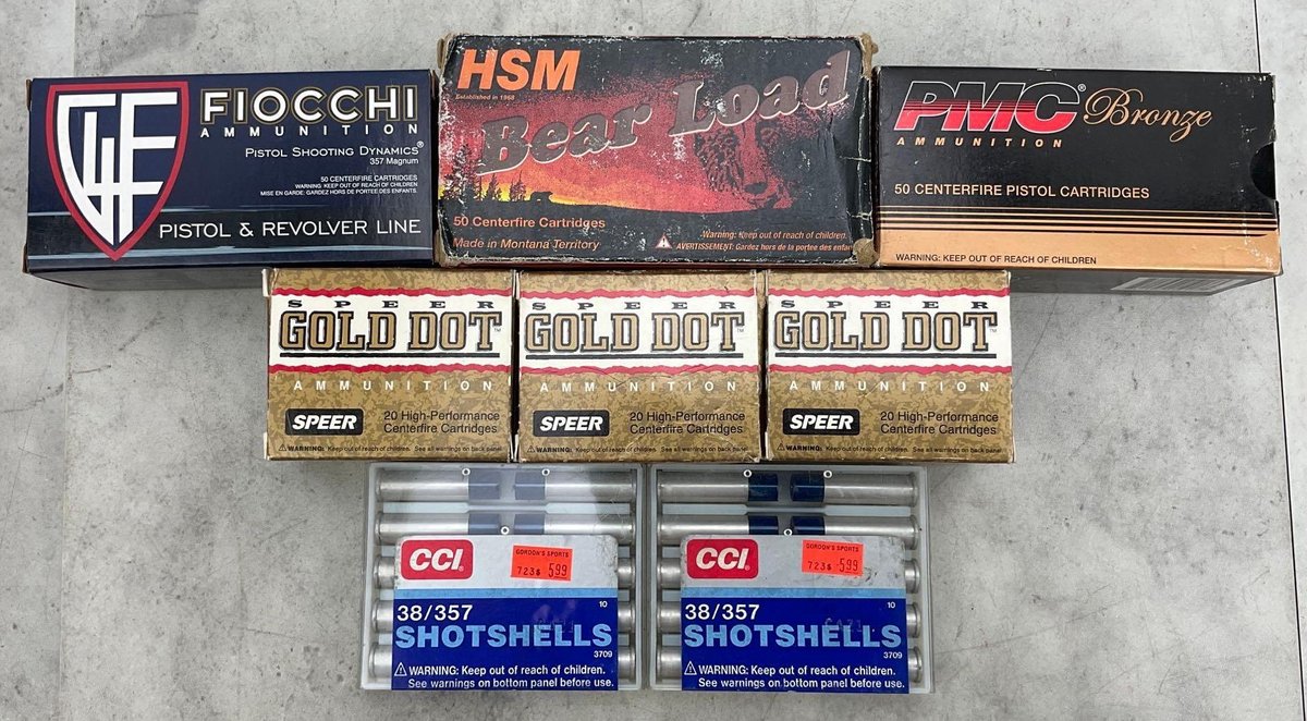 357 Mag Ammo Including Shot