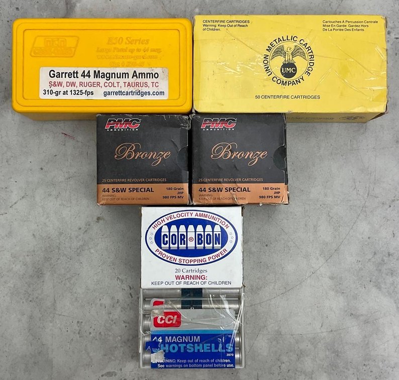 44 Rem Mag And 44 Special Ammo Assorted Including Shot