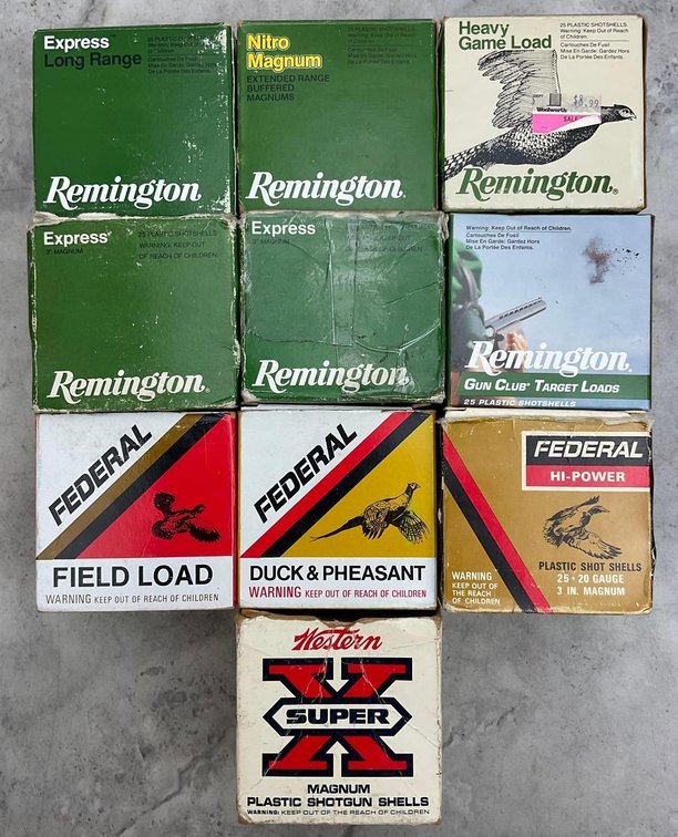 20Ga Ammo Assorted