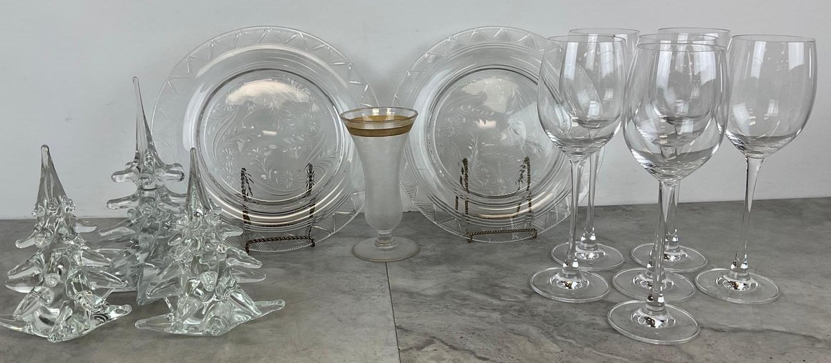 Murano Glass Trees and Glassware
