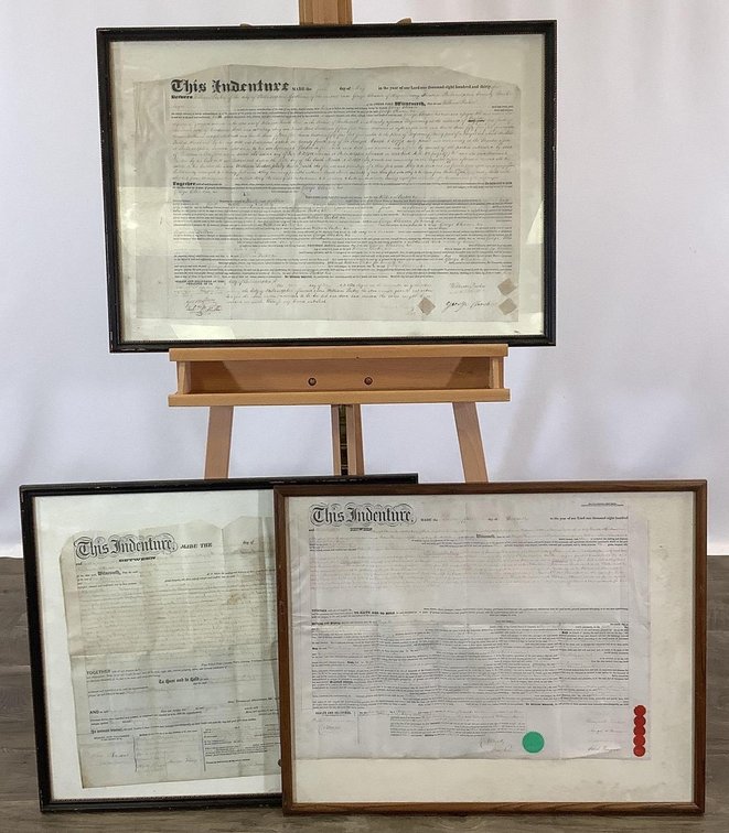 Framed Indenture Documents