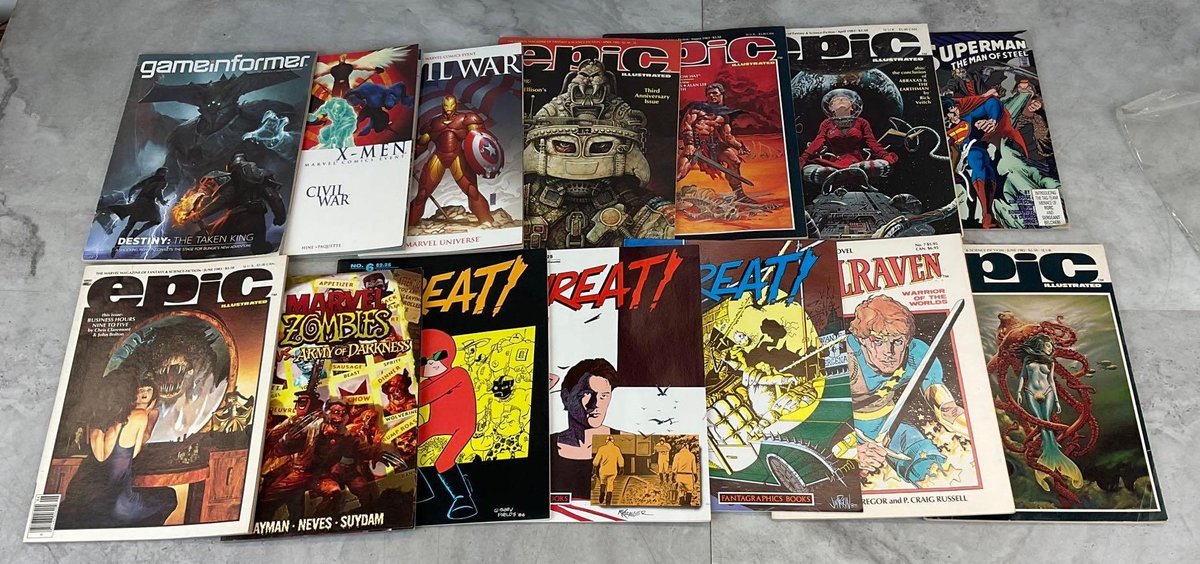 Marvel Comics and Magazines 