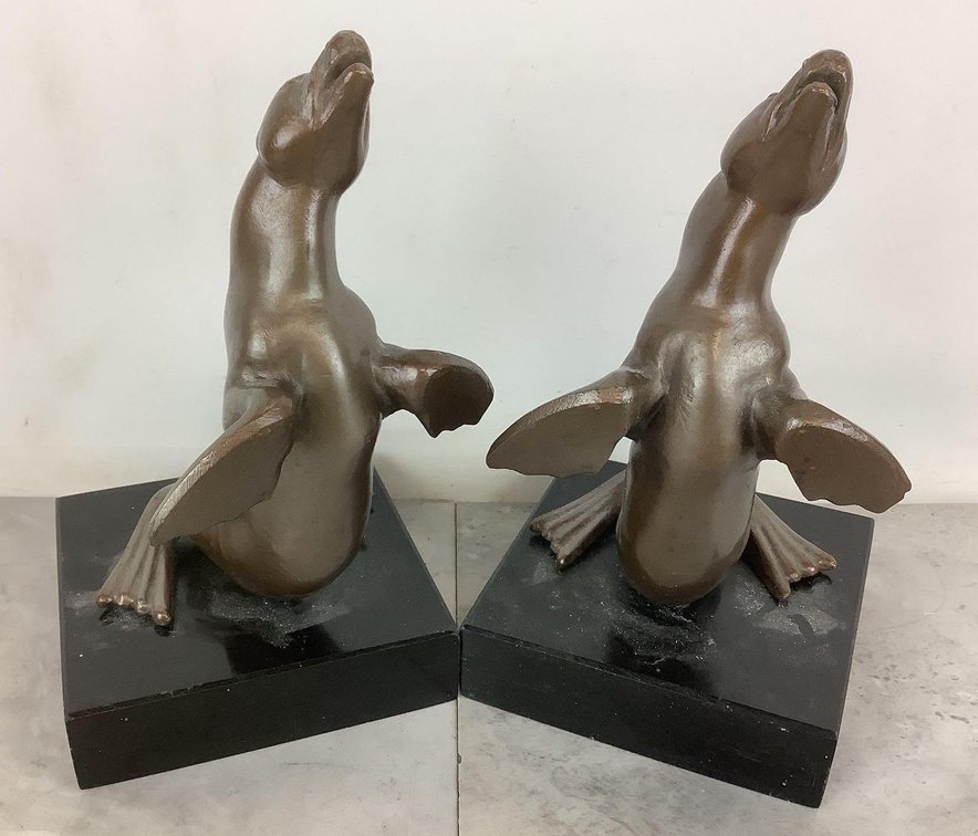 Cast Metal Seal Figures