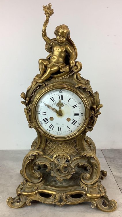 Brass Mantel Clock
