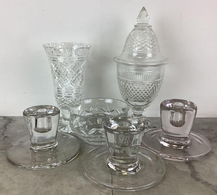 Depression Glasses, Waterford Crystal & Glass Ware