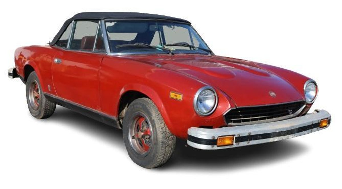 1979 Fiat 124 Spyder 2000 Convertible