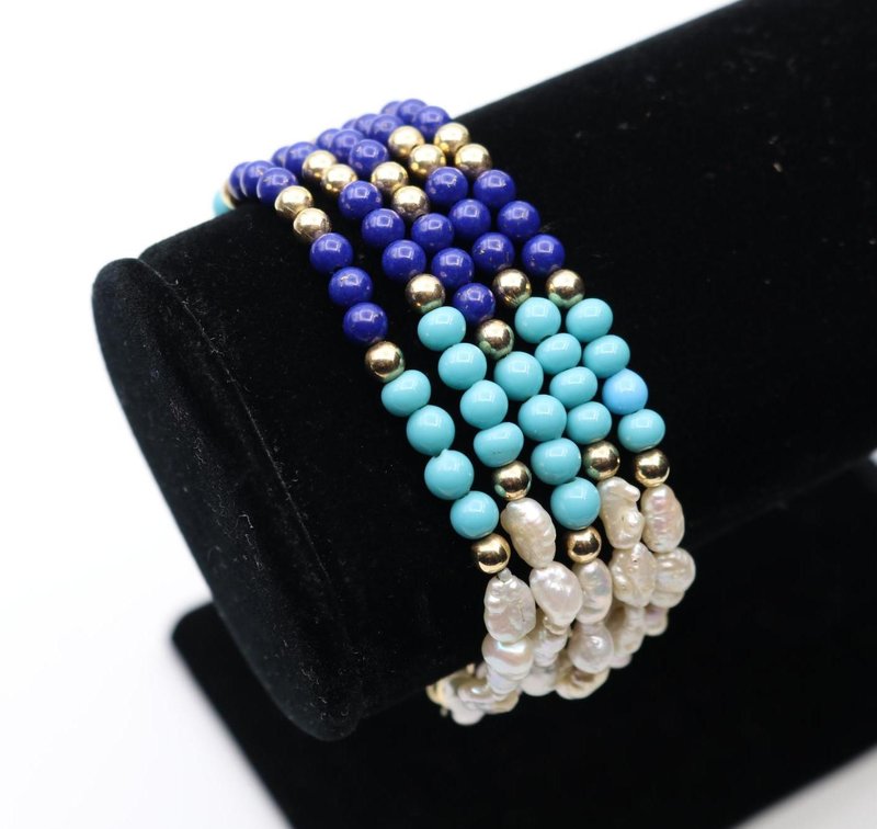Sterling Silver Bead Bracelet