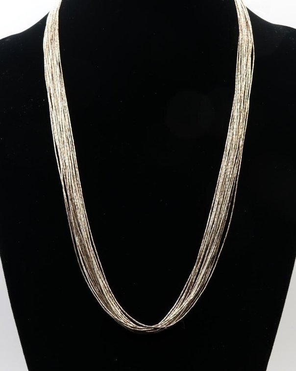 Sterling Silver Liquid Silver Necklace