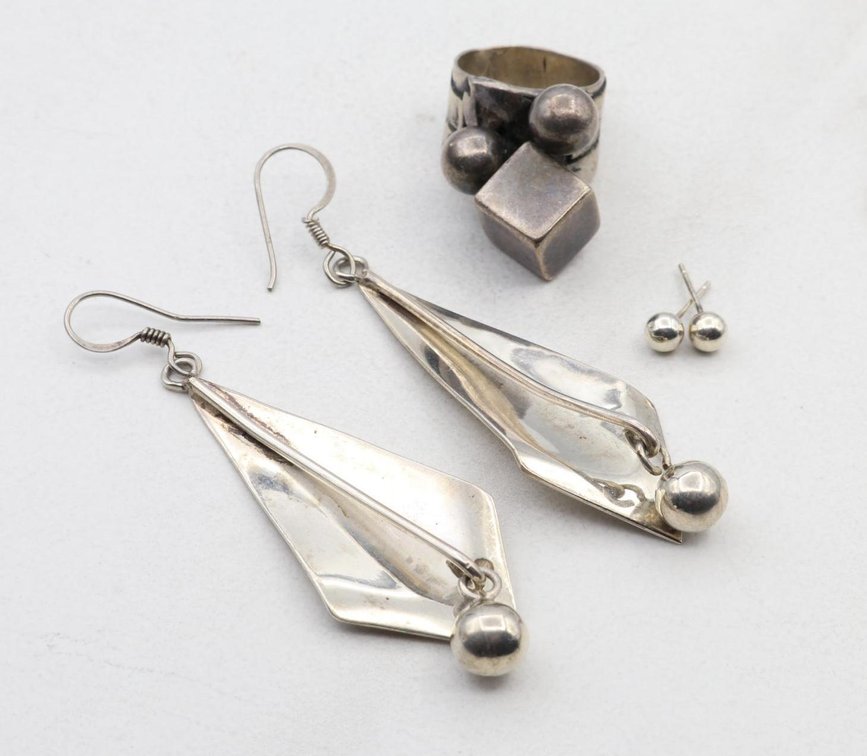 Sterling SIlver Earrings, RIng