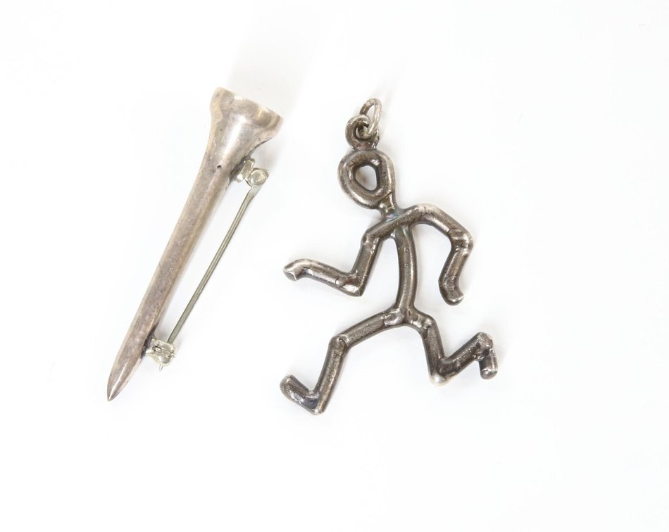 Sterling Silver Pendant and Pin