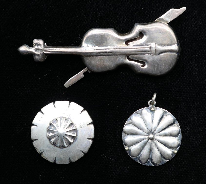 Sterling Silver Pendant, Pin, Cover