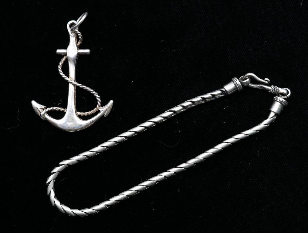 Sterling Silver Pendant, Bracelet