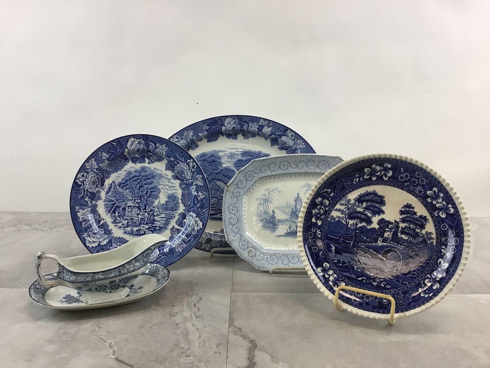 Blue and White China including Copeland 