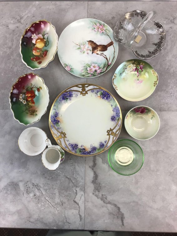 Prince Albert and Hand Painted China