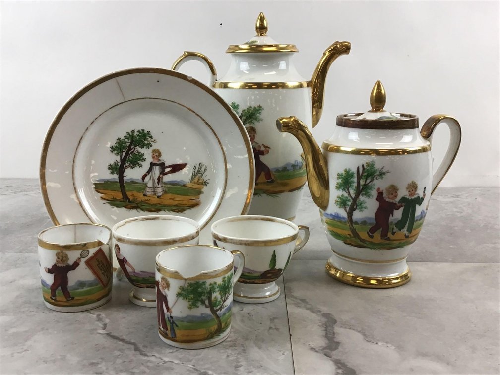 Softpaste Coffee Pot and Tea Pot
