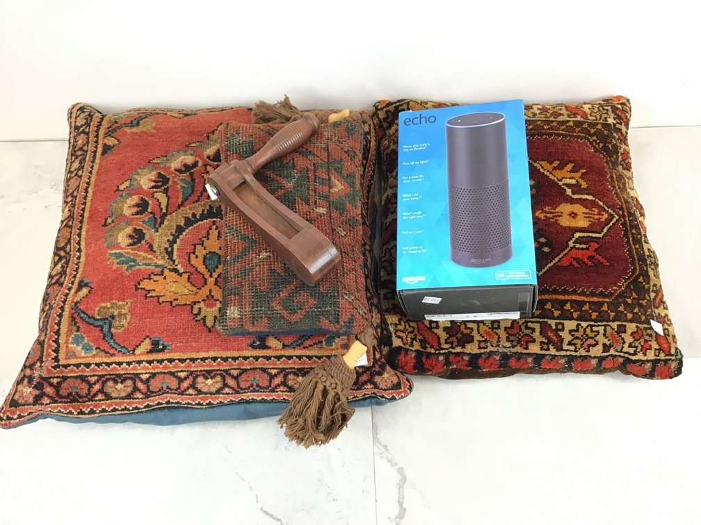 Needlework Decorative Pillows & Amazon Echo