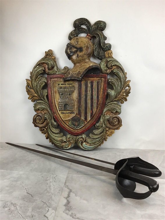 Dueling Sabres & Scottish Crest