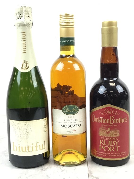 Sparkling Wine, Moscato & Port