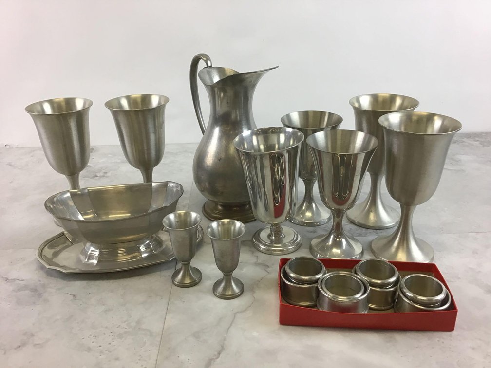 Pewter Goblets & Tableware