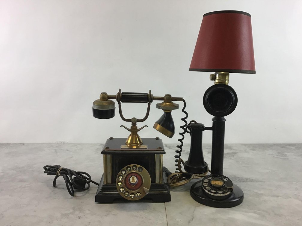 Telephone & Telephone Lamp