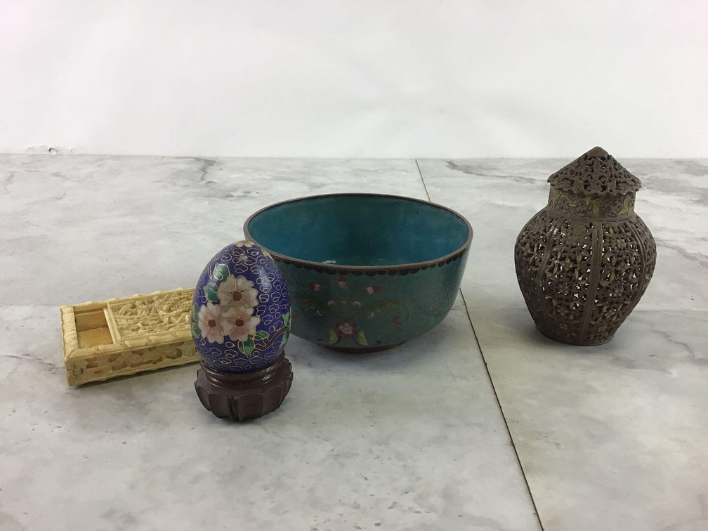 Cloisonné, Perfumer, Pill Box & Medical Supplies