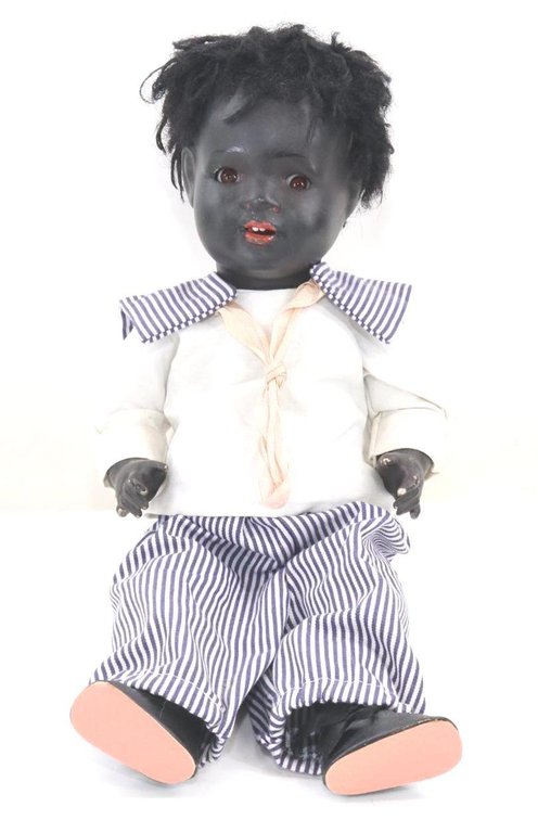 LOT OF BLACK DOLLS.
