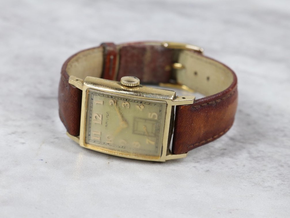 Image for Hamilton 10KY Gold Wrist Watch