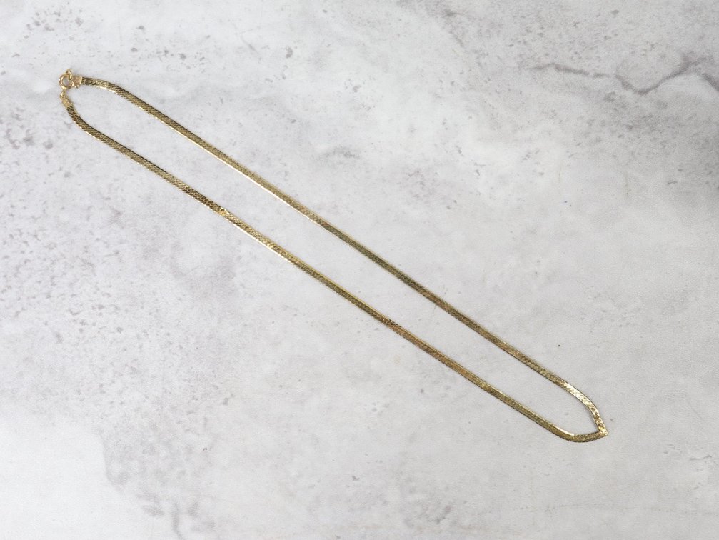 Image for 14KY Gold Chevron Necklace
