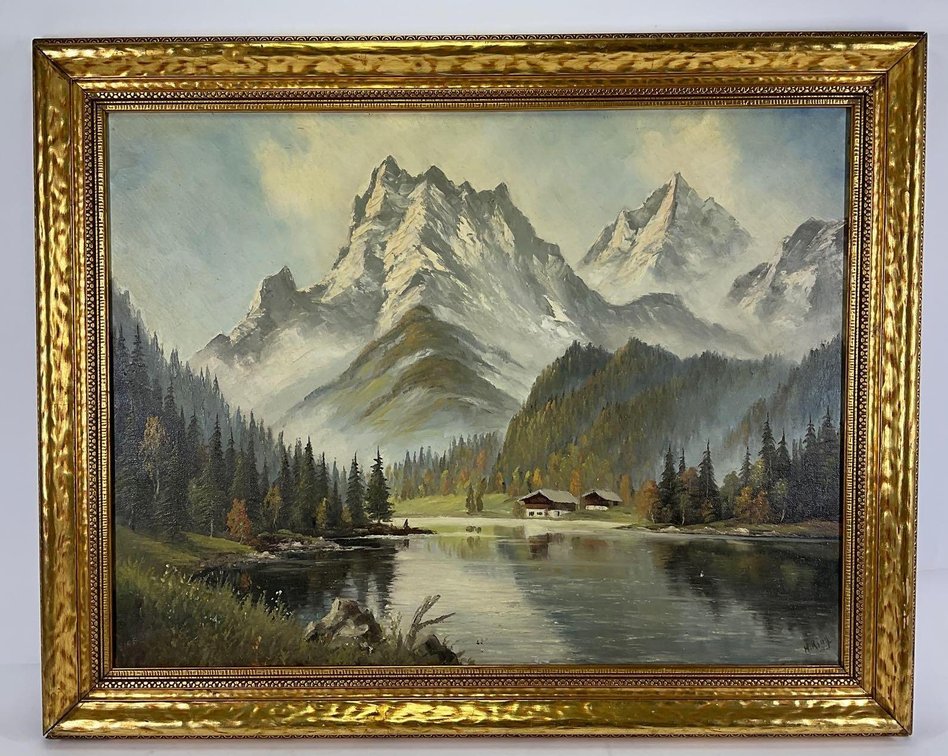 Oil on Canvas, signed