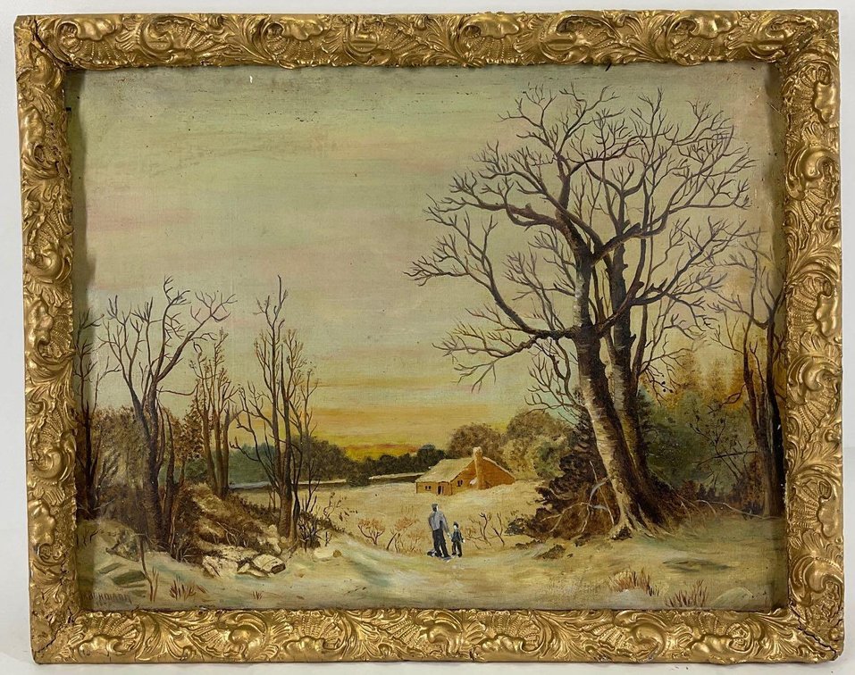 Oil on Canvas, signed 