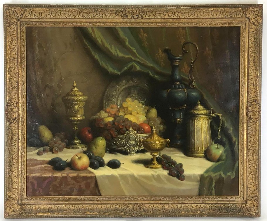 Oil on Canvas, Signed