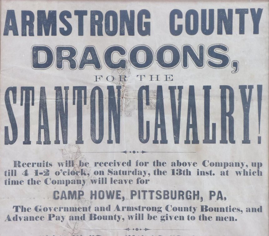 Image for Civil War Recruiting Broadside-14th Pennsylvania Cavalry