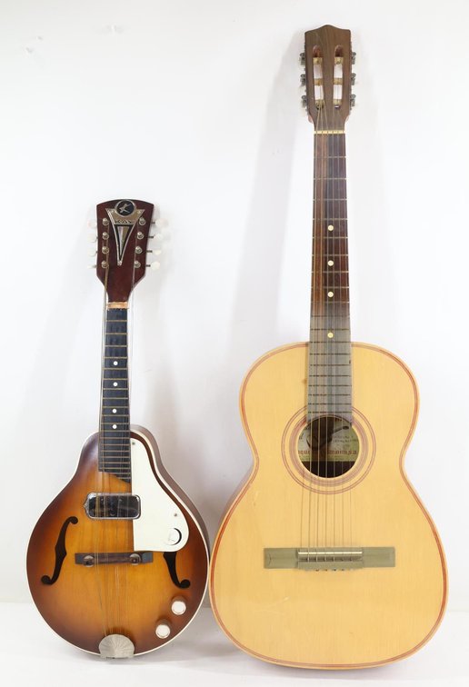 Giannini Guitar and Kay Mandolin