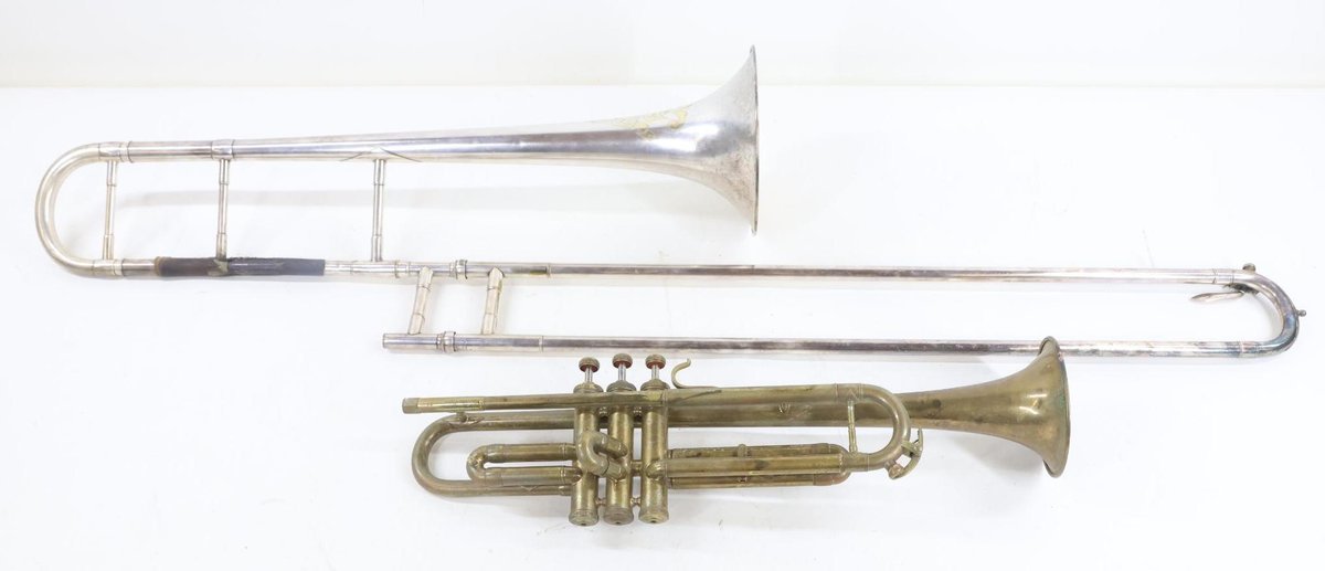 Holton Trombone and Royale Trumpet
