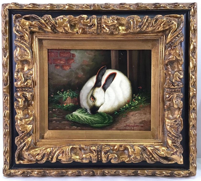 Oil on Canvas, signed