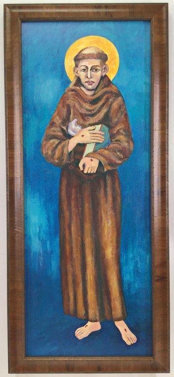 Oil on Canvas, signed