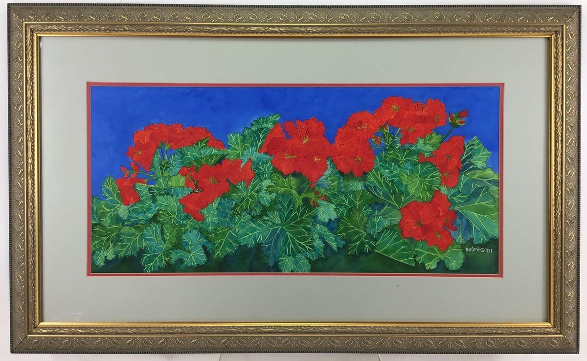 Watercolor, signed