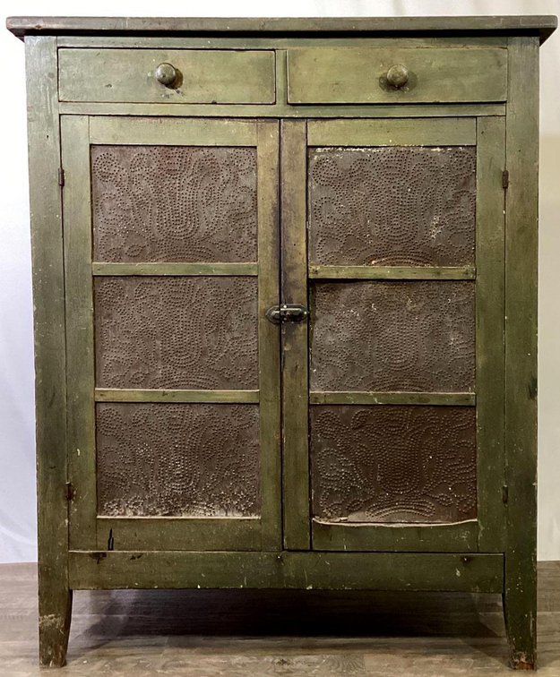Primitive Painted Pie Safe
