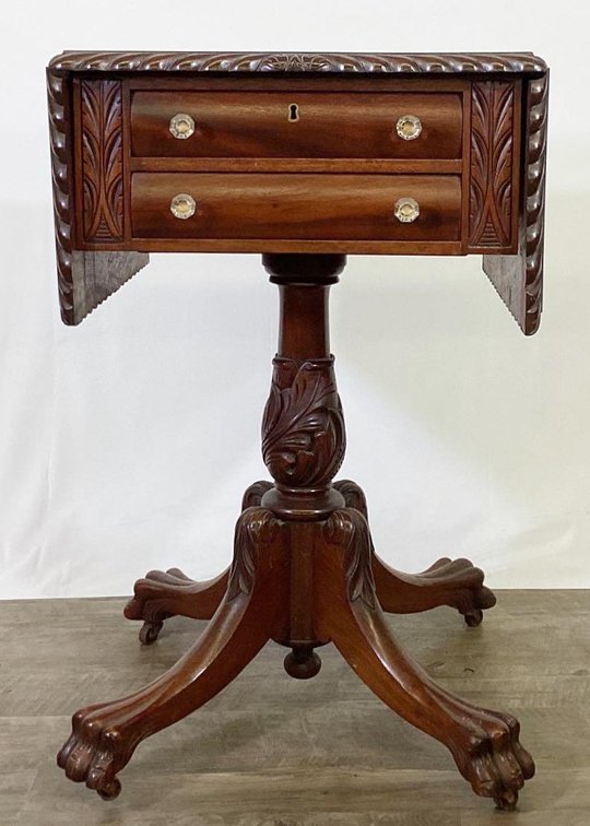 Pedestal Side Table