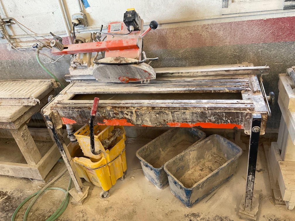 Achilli Tile Saw and Rollers 