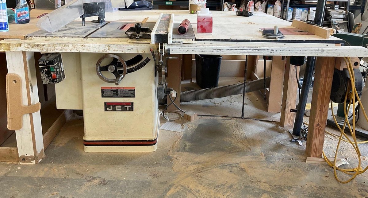 Jet Table Saw and Router Table