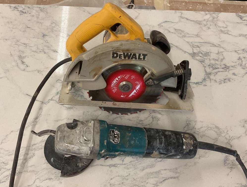 Circular saw and Grinder